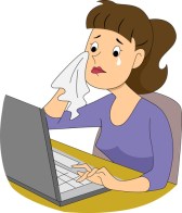 Girl Writer Crying