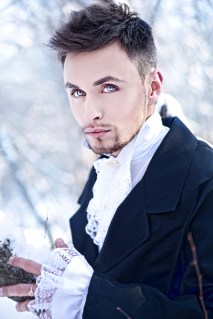 Fabulous werewolf guy in the woods